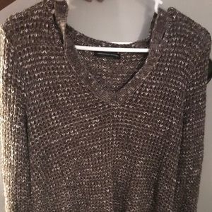 American Eagle Waffle Knit Sweater